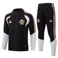 Conjunto Agasalho Flamengo Jaqueta e Calça Marrom 2026