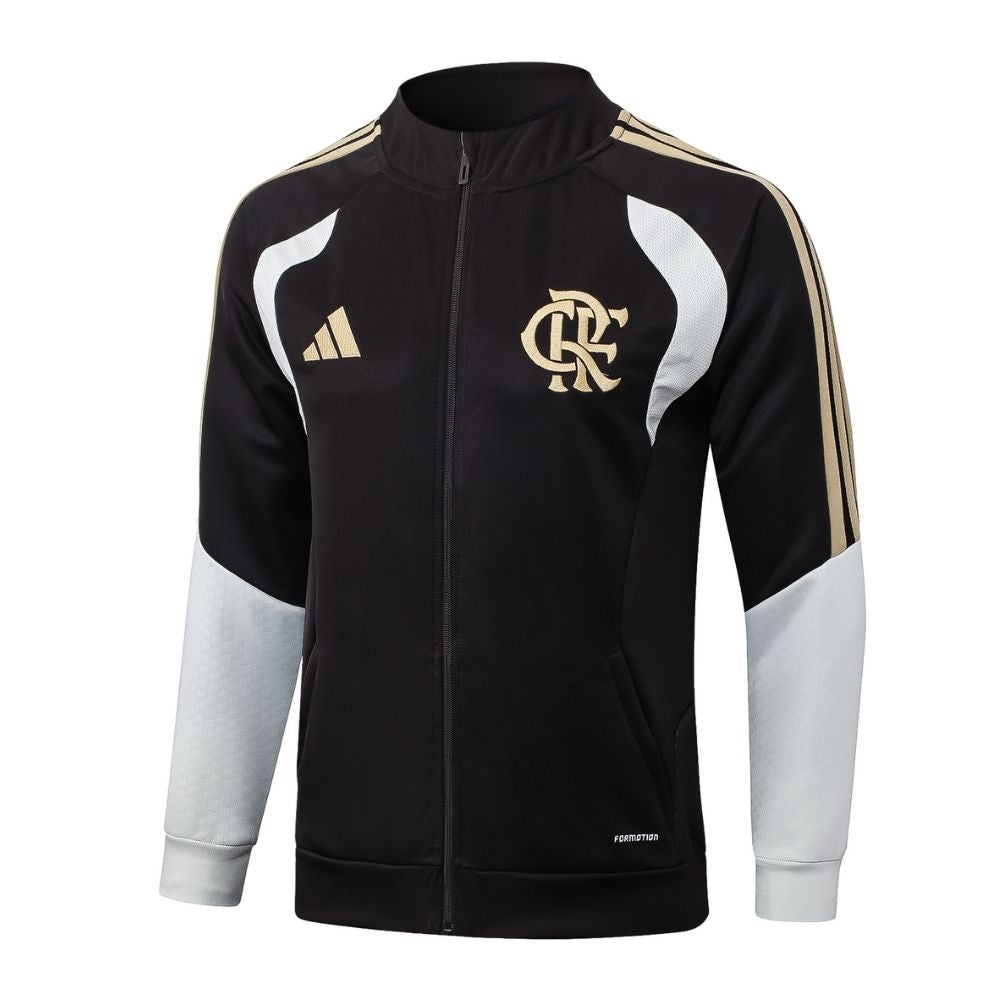 Conjunto Agasalho Flamengo Jaqueta e Calça Marrom 2026
