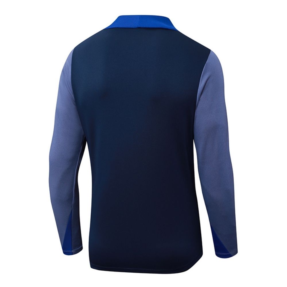 Conjunto Agasalho Paris Saint Germain Jaqueta e Calça Azul e Cinza 2026