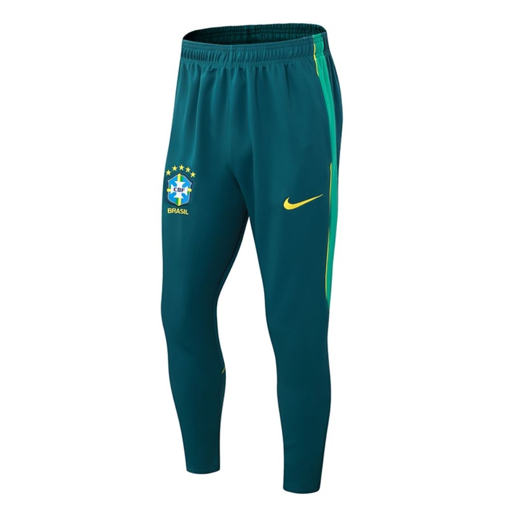 Conjunto Agasalho Seleção Brasil Jaqueta  e Calça Azul e Verde 2026