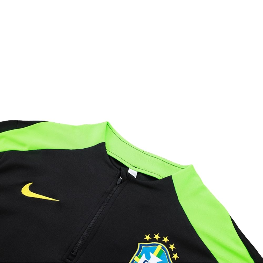 Conjunto Agasalho Seleção Brasileira Jaqueta e Calça Preto 2026
