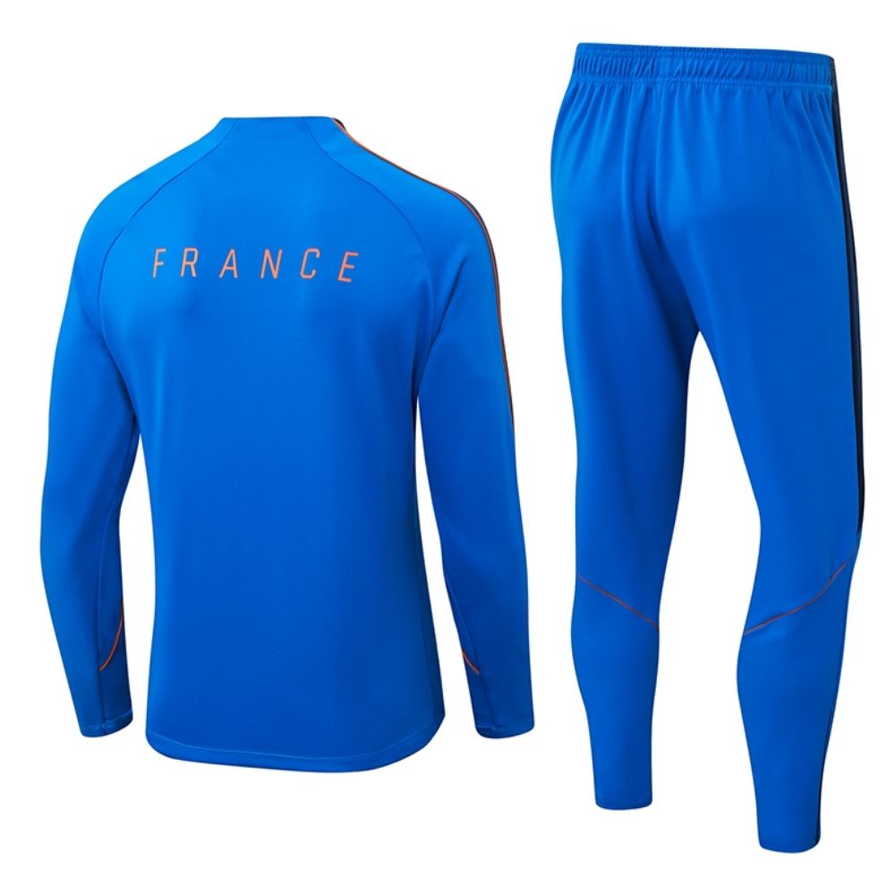 Conjunto Agasalho Seleção França Jaqueta e Calça Azul 2026