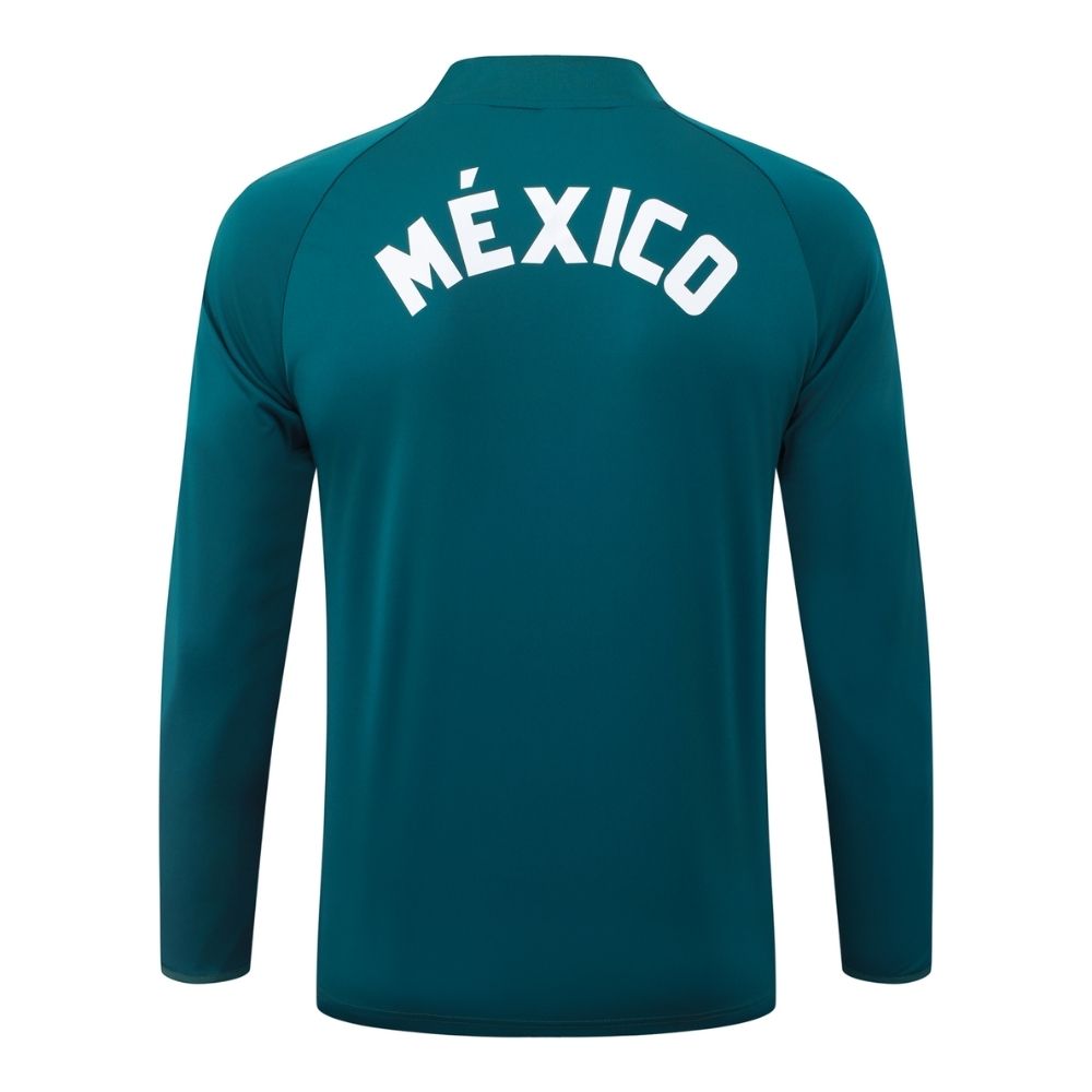 Conjunto Agasalho Seleção México Jaqueta e Calça Verde Petróleo 2026