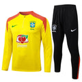 Conjunto Agasalho de Treino Seleção Brasileira Jaqueta e Calça Amarelo 2026