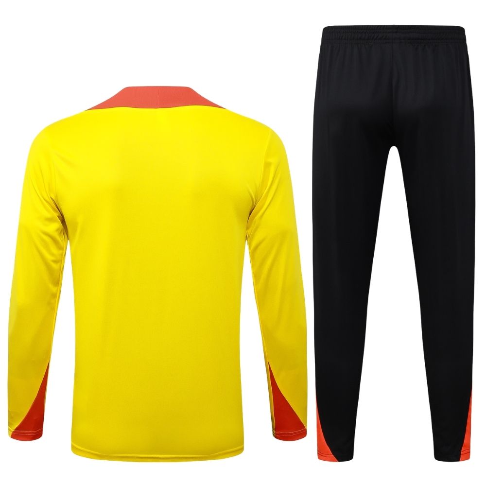 Conjunto Agasalho de Treino Seleção Brasileira Jaqueta e Calça Amarelo 2026