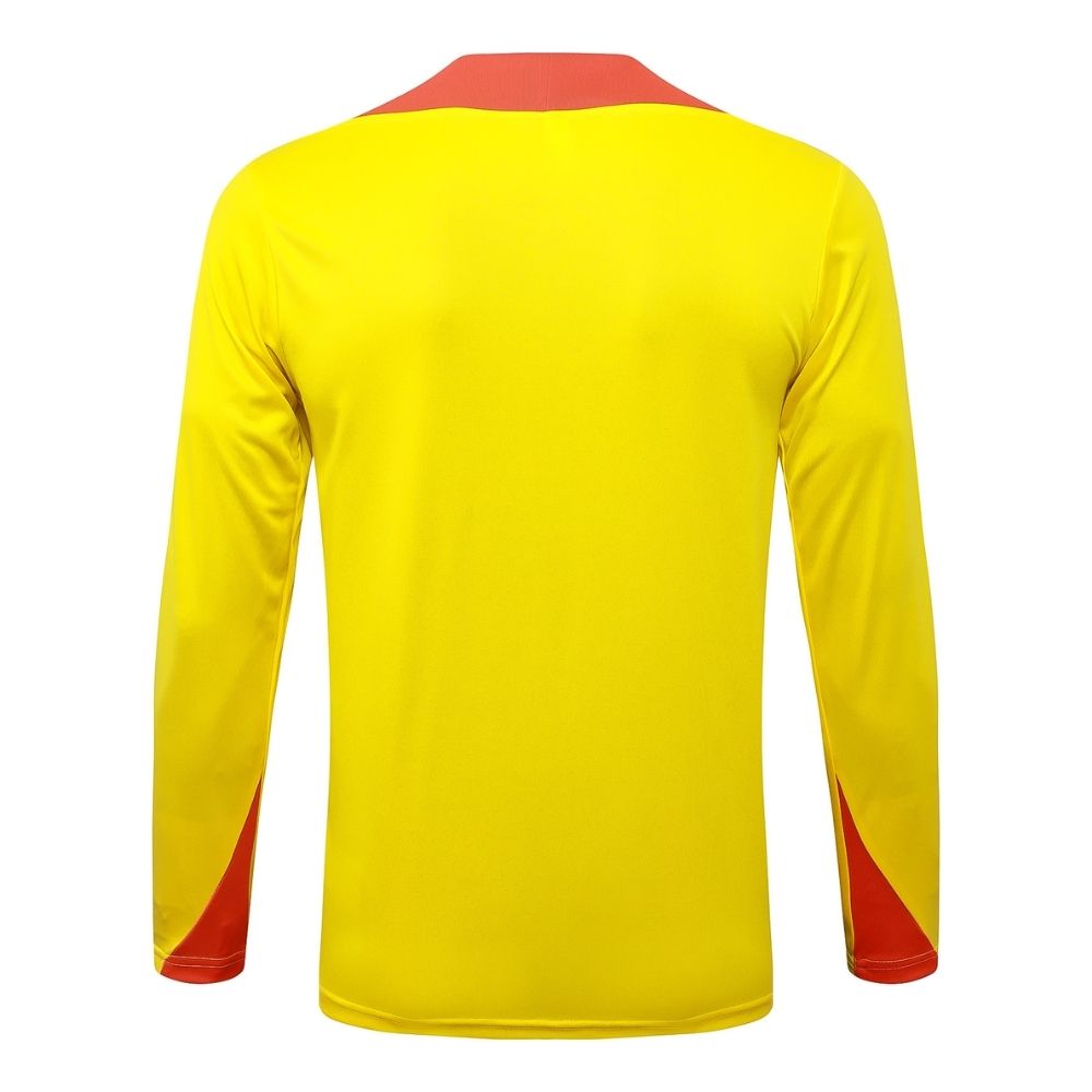 Conjunto Agasalho de Treino Seleção Brasileira Jaqueta e Calça Amarelo 2026