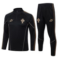 Conjunto Agasalho de Treino Seleção Portugal Jaqueta e Calça Preto 2026