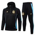 Conjunto Agasalho Seleção Argentina Jaqueta com Touca e Calça Preto 2026
