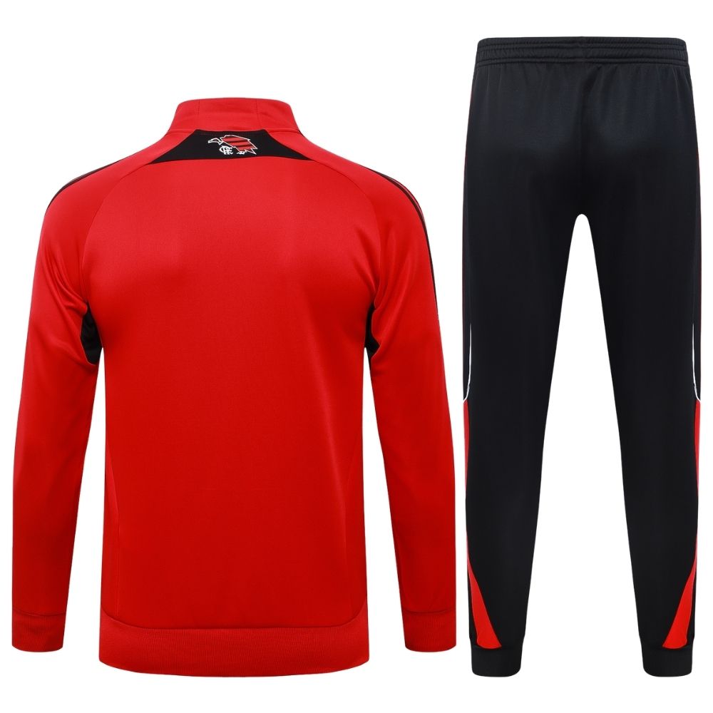 Conjunto Agasalho do Flamengo Jaqueta e Calça Vermelho 2026