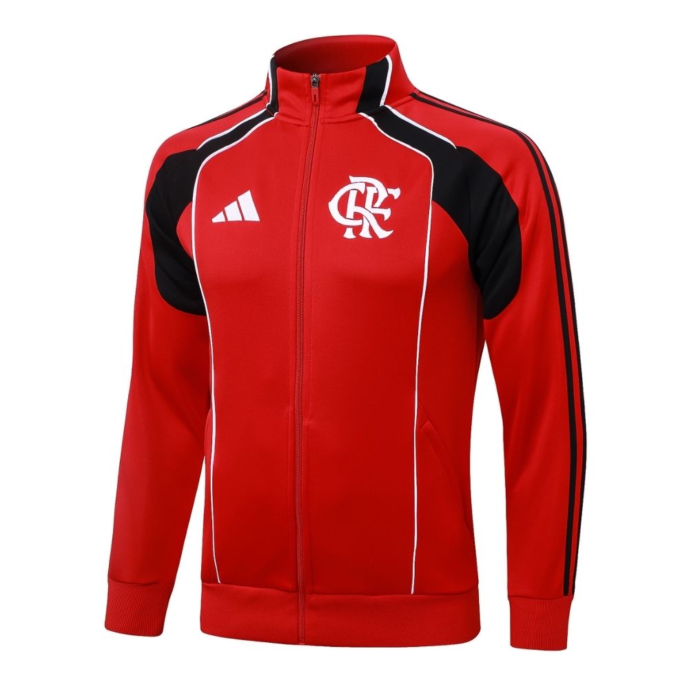 Conjunto Agasalho do Flamengo Jaqueta e Calça Vermelho 2026