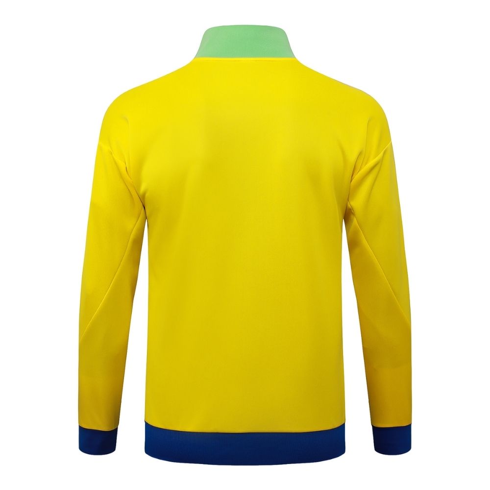 Conjunto Agasalho Seleção Brasileira Jaqueta e Calça Amarelo 2026