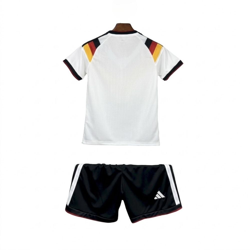 Kit Conjunto Infantil Alemanha Home Copa do Mundo 2026 Branco