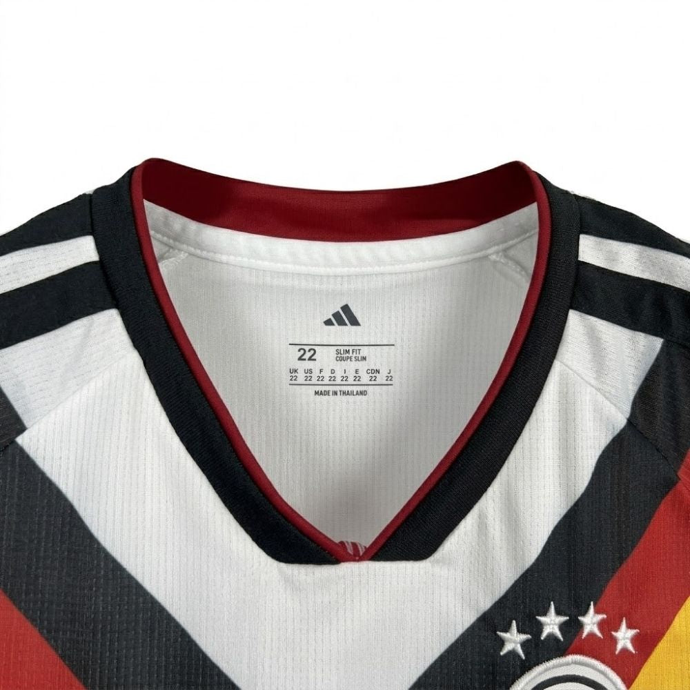 Kit Conjunto Infantil Alemanha Home Copa do Mundo 2026 Branco