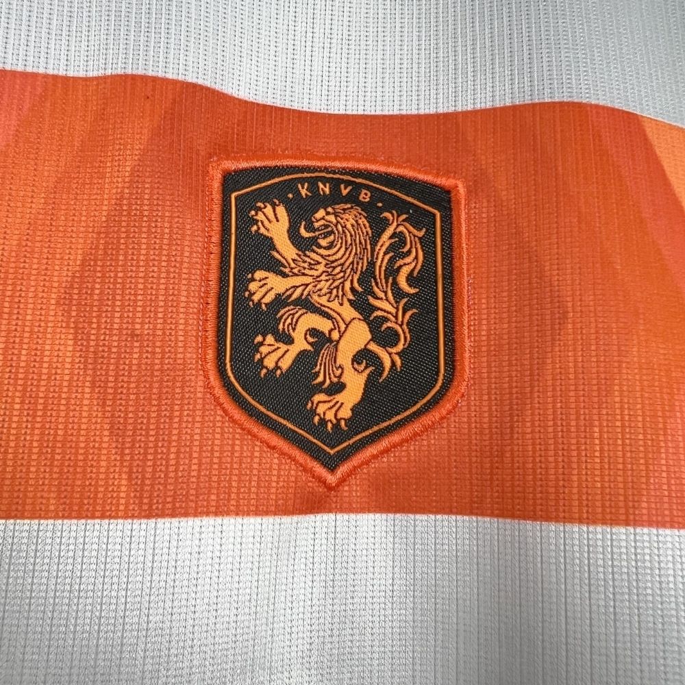 Kit Conjunto Infantil Holanda Away Copa do Mundo 2026 Branca