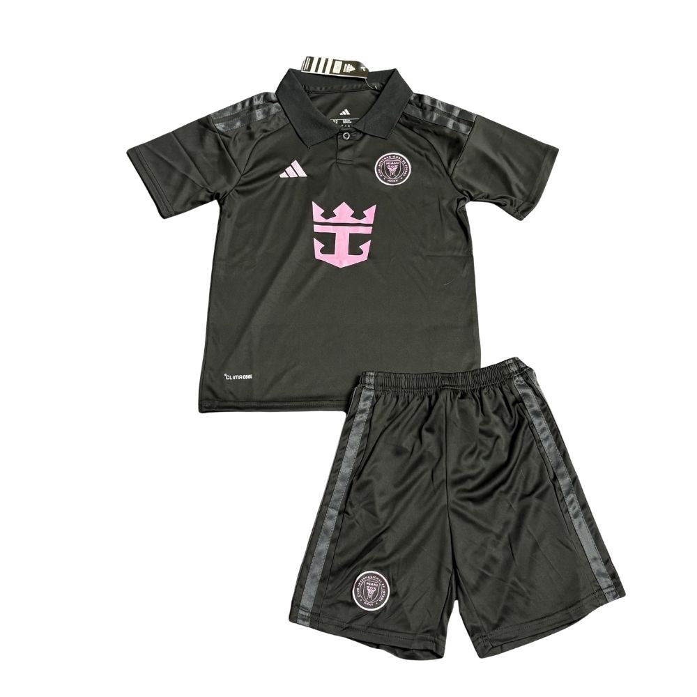 Kit Conjunto Infantil Inter Miami FC Away 2026 Preto