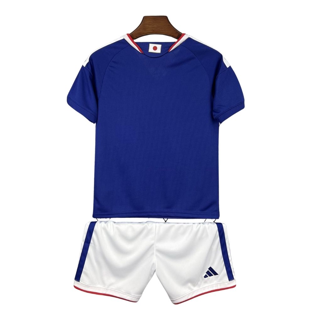 Kit Conjunto Infantil Japão Home Copa do Mundo 2026 Azul
