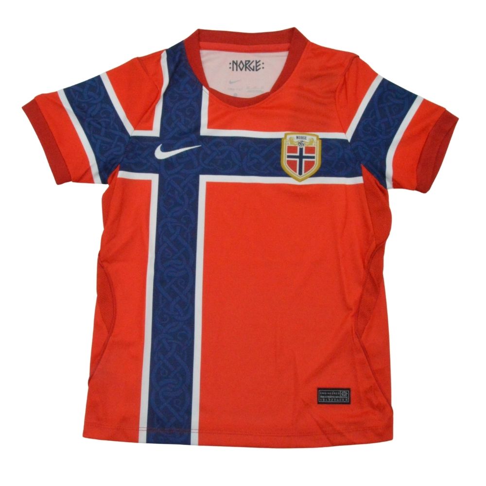 Kit Conjunto Infantil Noruega I Copa do Mundo 2026 Vermelho