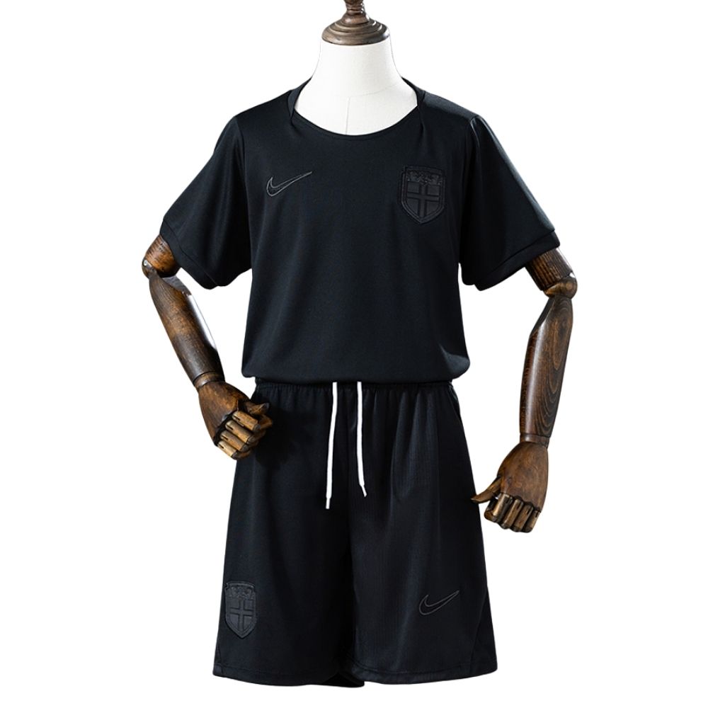 Kit Conjunto Infantil Noruega II Copa do Mundo 2026 Preto
