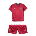 Kit Conjunto Infantil Portugal Home Copa do Mundo 2026 Vermelho