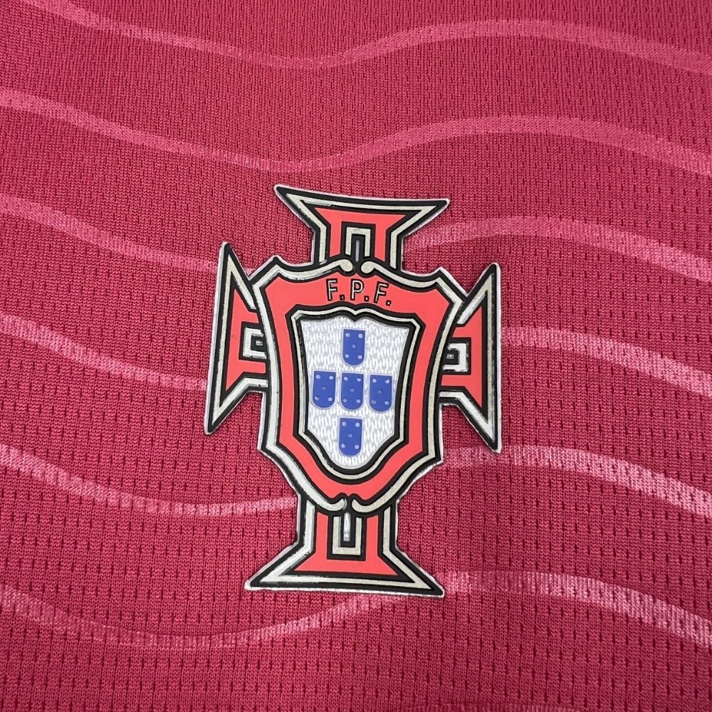 Kit Conjunto Infantil Portugal Home Copa do Mundo 2026 Vermelho