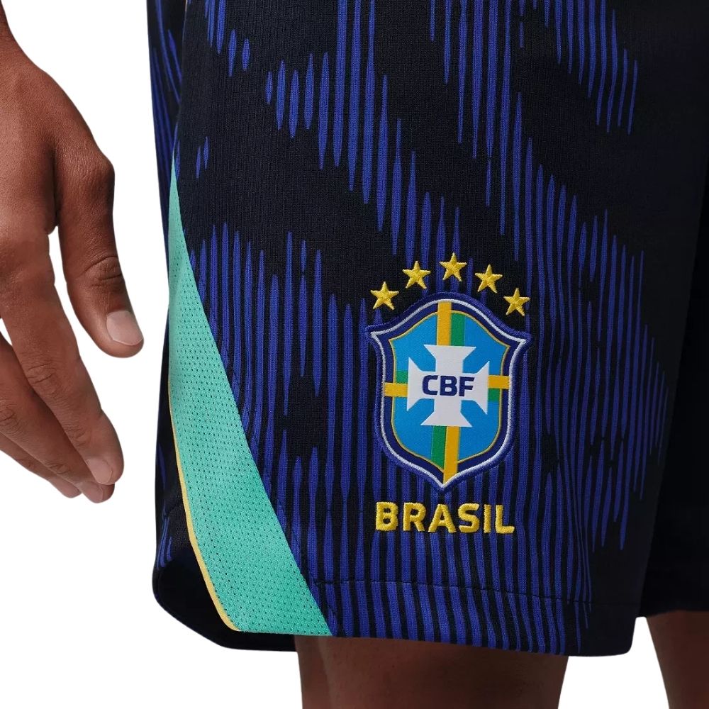 Shorts Seleção Brasileira Copa do Mundo 2026 Torcedor Azul